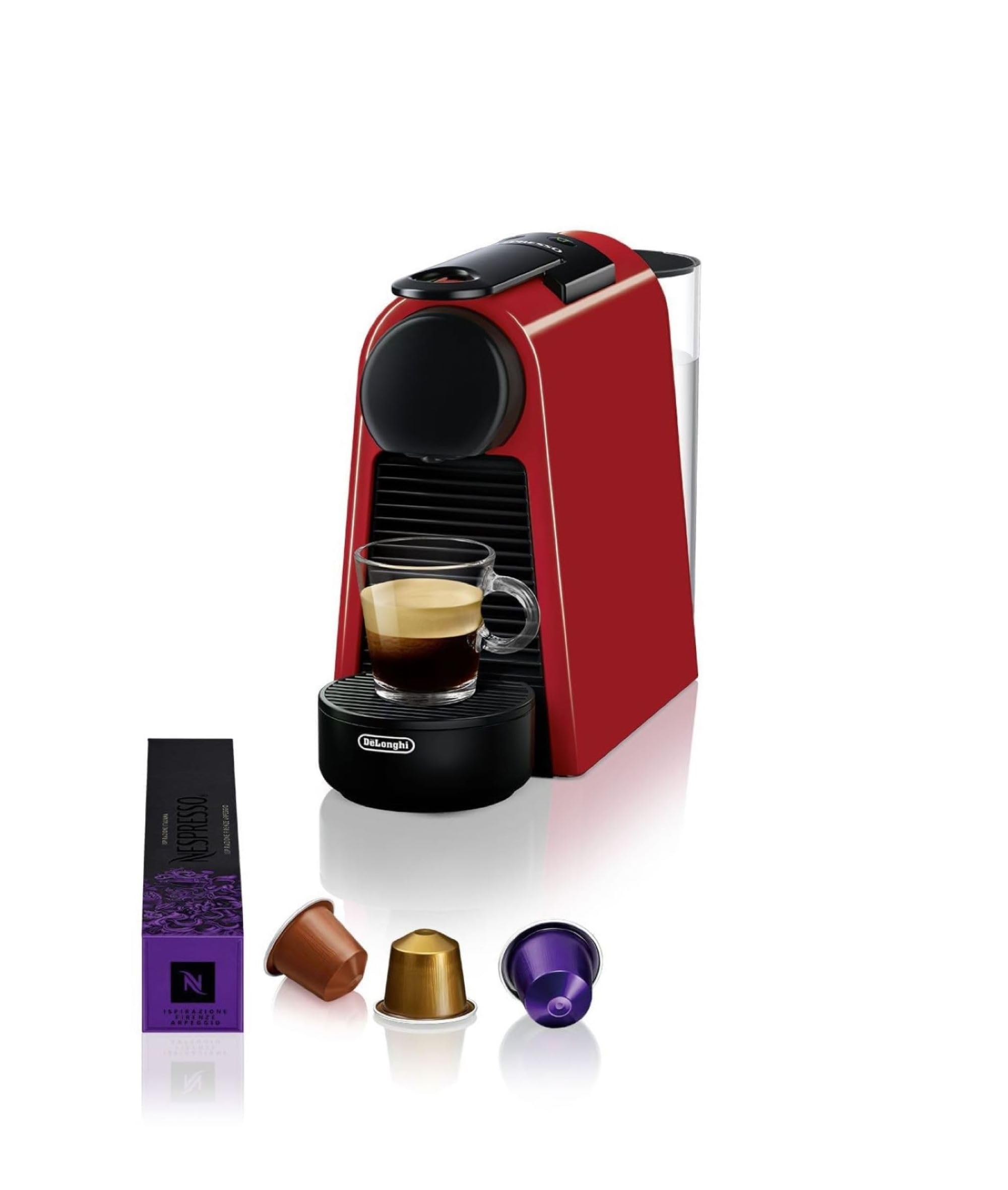 Machine à Café Essenza Mini Rouge Rubis, 19 Bars,, Arrêt Automatique, EN85.R, Rouge